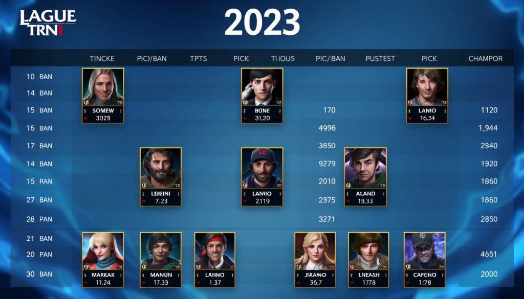 Популярные чемпионы в мете киберспорт League of Legends 2025